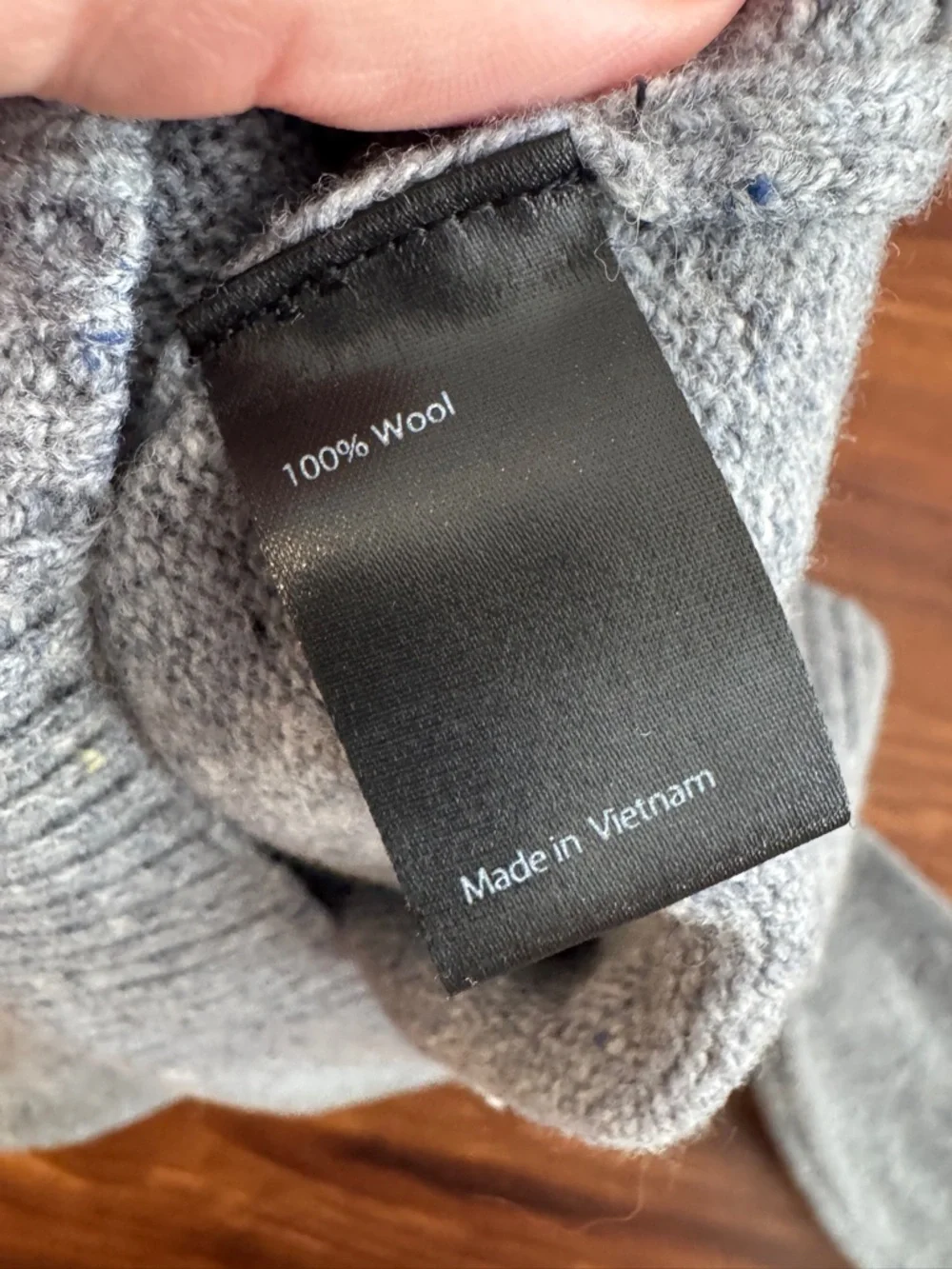 Huckberry Gray Hooded Men's Sweater